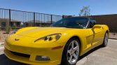 6th gen yellow 2005 Chevrolet Corvette convertible For Sale