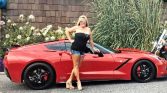 7th gen red 2014 Chevrolet Corvette Stingray automatic For Sale