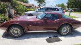 3rd gen Burgundy 1978 Chevrolet Corvette T-Top For Sale