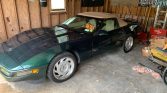4th gen green 1992 Chevrolet Corvette manual convertible For Sale