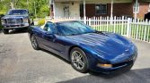 5th gen blue 2000 Chevrolet Corvette convertible For Sale
