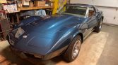 3rd gen blue 1975 Chevrolet Corvette Stingray For Sale