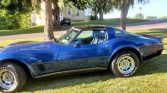 3rd gen blue 1980 Chevrolet Corvette 350 automatic For Sale