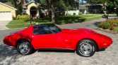 3rd gen red 1977 Chevrolet Corvette automatic For Sale