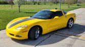 6th gen yellow 2007 Chevrolet Corvette coupe automatic For Sale
