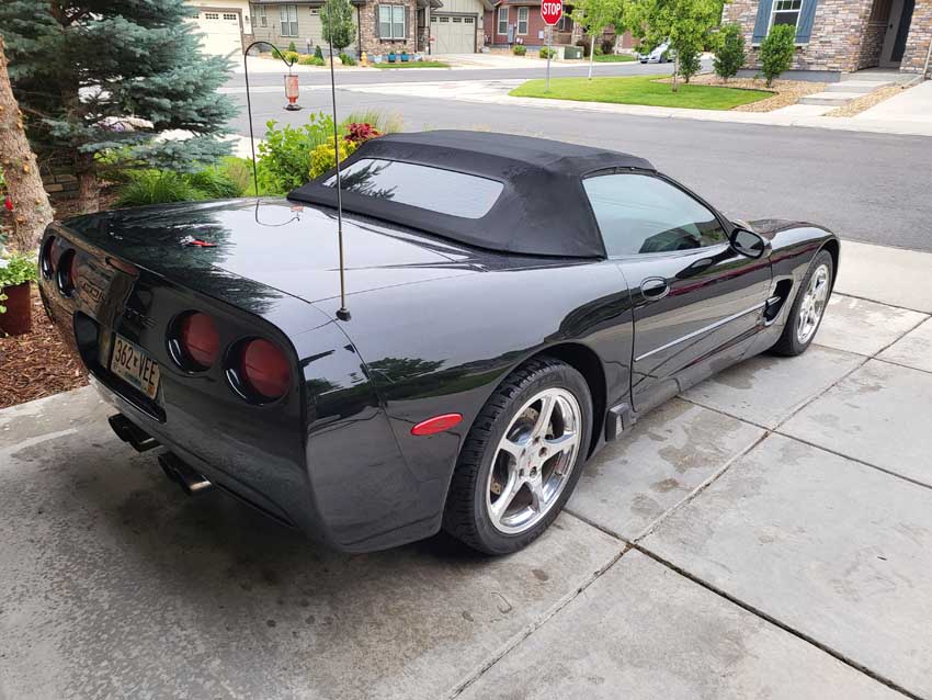 5th Gen Triple Black 2001 Chevrolet Corvette Convertible For Sale