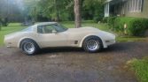 3rd gen cream white 1980 Chevrolet Corvette T-tops For Sale