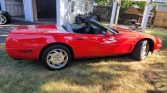 4th gen red 1996 Chevrolet Corvette convertible For Sale