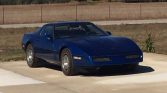 4th gen blue 1986 Chevrolet Corvette coupe For Sale