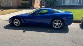 5th gen blue 2002 Chevrolet Corvette manual For Sale