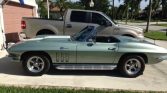 2nd gen Mosport Green 1966 Chevrolet Corvette convertible For Sale