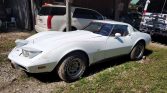 3rd gen white 1979 Chevrolet Corvette coupe For Sale