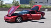 5th gen torch red 2001 Chevrolet Corvette coupe For Sale
