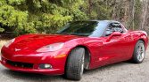 6th gen metallic red 2010 Chevrolet Corvette coupe For Sale