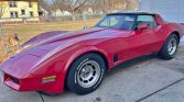 3rd gen red 1981 Chevrolet Corvette coupe automatic For Sale