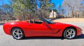5th gen red 2001 Chevrolet Corvette convertible automatic For Sale