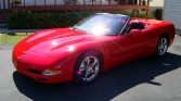 5th gen torch red 2002 Chevrolet Corvette manual convertible For Sale