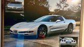 5th gen grey 2003 Chevrolet Corvette Z06 coupe For Sale