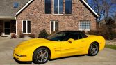 5th gen yellow 2001 Chevrolet Corvette convertible For Sale