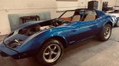 3rd gen Elkhart Lake Blue Metallic 1976 Chevrolet Corvette For Sale