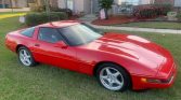 4th gen red 1991 Chevrolet Corvette automatic For Sale