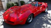 3rd gen red 1968 Chevrolet Corvette 4spd manual For Sale