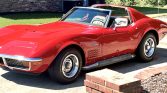 3rd gen red 1972 Chevrolet Corvette t-top coupe 4spd For Sale