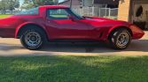 3rd gen red 1979 Chevrolet Corvette L82 3spd automatic For Sale