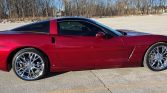 6th gen burgundy 2006 Chevrolet Corvette coupe For Sale