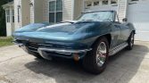 2nd gen blue 1967 Chevrolet Corvette 4spd manual For Sale
