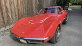 3rd gen red on red 1972 Chevrolet Corvette LT1 For Sale