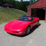 5th gen red 2000 Chevrolet Corvette low miles convertible For Sale