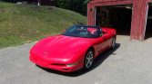 5th gen red 2000 Chevrolet Corvette low miles convertible For Sale
