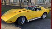 3rd gen yellow 1973 Chevrolet Corvette coupe 350 For Sale