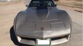 3rd gen Silver beige metallic 1982 Chevrolet Corvette For Sale