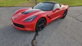 7th gen red 2015 Chevrolet Corvette 3LT Z51 convertible For Sale