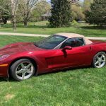 6th gen Monterey Red 2005 Chevrolet Corvette convertible For Sale