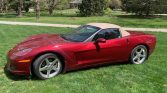 6th gen Monterey Red 2005 Chevrolet Corvette convertible For Sale