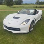 7th gen white 2015 Chevrolet Corvette low miles convertible For Sale