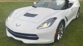 7th gen white 2015 Chevrolet Corvette low miles convertible For Sale