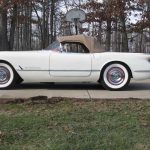 1st gen white 1954 Chevrolet Corvette convertible For Sale