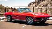 2nd gen red 1963 Chevrolet Corvette convertible automatic For Sale