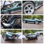 3rd gen green 1969 Chevrolet Corvette coupe 4spd For Sale