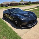 7th gen black 2014 Chevrolet Corvette Z51 Stingray coupe For Sale