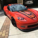 6th gen Inferno Orange 2012 Chevrolet Corvette manual For Sale