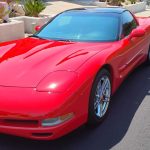 5th gen red 1998 Chevrolet Corvette T-top coupe For Sale