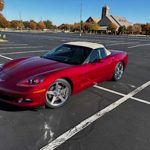 6th gen red 2008 Chevrolet Corvette convertible automatic For Sale