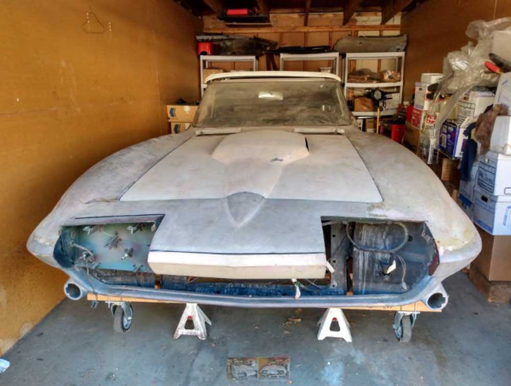 2nd gen 1965 Chevrolet Corvette Big Block Roadster Project Car For Sale