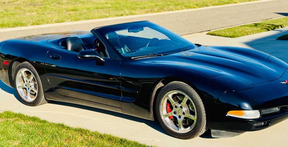 5th gen black 2001 Chevrolet Corvette convertible automatic For Sale