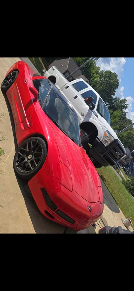 5th gen red 1998 Chevrolet Corvette automatic coupe For Sale